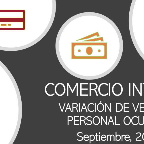 Comercio interno, variación de ventas y personal ocupado