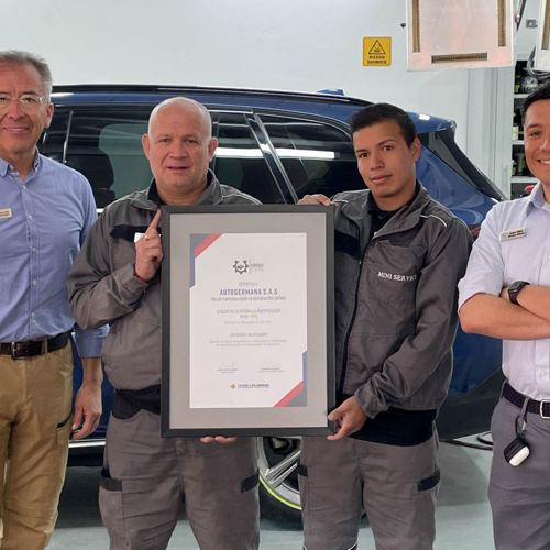 Cesvi premió taller ‘fast lane’ de Autogermana