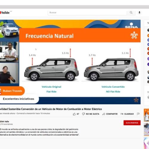 Evento  Movilidad Sostenible Conversión de un Vehículo de Motor de Combustión a Motor Eléctrico Centro de Diseño Tecnológico Industrial