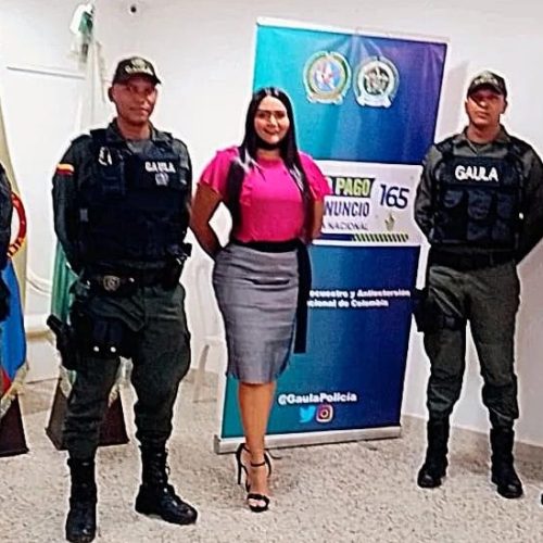 Karen Lucía Beleño Directora Ejecutiva Seccional Caribe Asopartes lidera en el Atlántico el primer encuentro ANTIEXTORSIÓN  2022 ASOPARTES SECCIONAL CARIBE – GAULA.