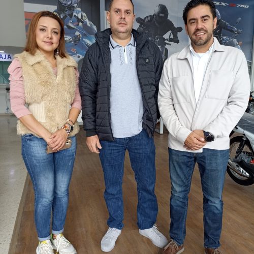 Carlos Andrés Pineda se reune con Director Juan Carlos Beltrán Bedoya